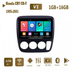 Icreative Android Car Radio 11 jaoks Honda CRV CR-V 1995-2001 auto multimeedia videopleier GPS-navigatsioon autoraadio heli stereo autoraadio 2 din 1+16GB
