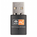 600Mbps USB WiFi-adapter Mini traadita v&otilde;rgukaart vahelduvvoolu kahesageduslik 2,4G / 5G USB WiFi-vastuv&otilde;tja