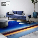 Kuuvaip 3D p&otilde;randavaip elutuba suure suurusega flanellist vett imavad vaibad vannitoavaipade jaoks magamistoa voodimatt 40x60cm 1pcs