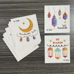 10 tk Eid Mubaraki ajutised t&auml;toveeringud kleebised Ramadan Kareem Kaunistus Islami Moslemi Peotarbed Eid Kids King 2023 Uus HMM 10pcs 6x5.5cm