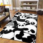 Panda vaip Armas loomavaip Laste vaip elutuba magamistuba Kodusisustus vaip P&otilde;randamatid Uksematid fotograafia rekvisiidid Kingitused 80x120cm