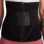 Waist Trainer kompressioonkorseti higiv&ouml;&ouml; kehakaalu langetamiseks saledam saun k&otilde;hukontrolli vormija S must