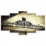 ArtSailing HD Prinditud Te ei k&otilde;nni kunagi &uuml;ksi L&otilde;uend 5-osaline seinakunstimaal Pildimaal elutoa sisekujunduseks NY-7631B 20x35cm*2 20x45cm*2 20x55cm*1