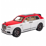 1/22 Scale Cullinan SUV Diecast automudeli m&auml;nguasi, tagasit&otilde;mmatav m&auml;nguasi koos heli ja valgusega lastele V&auml;ikelaste poiste t&uuml;drukute kingituste kollektsioon 1/22-20x7.5x7.3cm punane