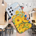 Multifilm Maalimine Lilled P&auml;evalill Kuu Pilve disainiga telefoni&uuml;mbris Redmi 10