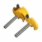 2tk/komplekt 8mm 1/4\ 1/2\ Vars CNC puidut&ouml;&ouml;tlemisfrees Kanuu fl&ouml;&ouml;t kopp nikerdusfrees kollane