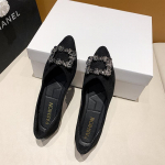 Suured paksude kontsadega naistekingad 35 must