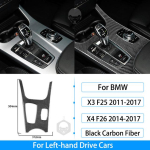 BMW X3 F25 11-17 X4 F26 14-17 s&uuml;sinikkiust k&auml;iguvahetuse paneeli dekoratiivkatte auto sisekujunduse tarvikud jaoks D RHD