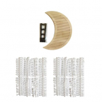 Teadetetahvel kaasaegne vahetatav kerge puidust teadetetahvel Kuu puidust vildist kirjatahvel Puidust kirjatahvel lastetoale B