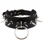 Goth Punk Spike Rivet Choker kaelarihm naistele Steampunk Pentagram kaelakee Emo kaelarihm Cosplay Chocker gooti aksessuaarid