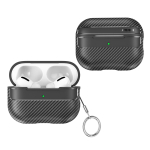YurKem s&uuml;sinikkiust k&otilde;rvaklappide &uuml;mbris Apple Airpods Pro 2 p&otilde;rutuskindla kaanega Air pods Pro 2 tarvikute v&otilde;tmehoidja jaoks For Airpods Pro 2 must
