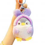 Armas loomade v&otilde;tmehoidja ristkleit nuku t&auml;ist&auml;idisega ornament lilla