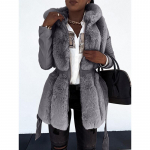 RINNA Noor mood mitmek&uuml;lgne kuulsus Fox kasukas Elegantne naiste s&uuml;gistalve jope Naiste mantel Luksuslik peomantel Street Band Coat S hall v&auml;rv