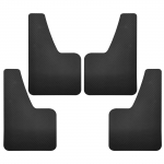 Pritsmekaitsed Fiat 500 500C 500L 500X 500e Abarth 595 695 Racing Porilapid Porilapid Porilauad Poritiibade noolem&auml;rk 4Pcs - Black
