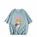Kawaii Sailor Moon T-s&auml;rk naiste Harajuku Ullzang Cartoon T-s&auml;rk 90S Armas tr&uuml;kitud T-s&auml;rk Grunge L