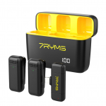 7RYMS Rimo S1LN juhtmeta mikrofonis&uuml;steem 1 vastuv&otilde;tja ja 2 mikrofoniga 50M edastusulatus Lightning digital output must