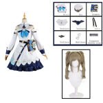 Cosplay Barbara Cosplay animem&auml;ng Vormiriietus Barbara Gunnhildri kost&uuml;&uuml;m, parukas Halloweeni pidu t&auml;iskasvanud t&uuml;drukutele L-(Full set+wig)