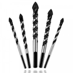 5 tk/komplekt volframkarbiidi otsaga puuriterade komplekt plaatide, betooni, tellise, klaasi, plasti ja puidu jaoks &ndash; ideaalne seinapeeglite ja keraamiliste plaatide paigaldamiseks 5PCS (6/6/8/10/12mm)