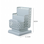 Kooli kirjatarvete meigikorraldaja lauaarvuti hoiukasti konteiner kosmeetikatoodete jaoks Ehete kirjatarvete jaoks Pl sinine