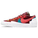 KAWS x sacai x Nike Blazer Low Team Red Unisex tossud Hot-Lava White DM7901-600 44 red