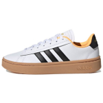 Adidas Grand Court Alpha White Flash-oranžid naiste tossud, pilv-valge s&uuml;damik-must GX8165 36⅔