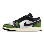 Air Jordan 1 Low SE GS Wear-Away - Electric Green Laste tossud Valge Must Seil DO8244-003 40 black