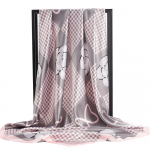 Kvaliteetsed luksuslikud siidist sallid peapael Sallid kaelasall naistele kett siidist sall naiste dekoratiivne sall 90*90cm must