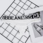 Naiste Spordipesu Kirjatr&uuml;kk K&otilde;rge elastsusega Fitness Treening Spordip&uuml;ksid Alusp&uuml;ksid Aluspesu M valge