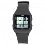 Casio POP Retro Vintage digitaalne must vaigust rihmaga kvarts LF-20W-1A unisex k&auml;ekell must