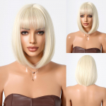 LOUIS TASUTA l&uuml;hikesed sirgetest s&uuml;nteetilisest juustest naturaalsed parukad Keskmise pruun parukas igap&auml;evaseks peoks kasutamiseks Naiste kuumakindel parukas