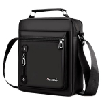 &Otilde;lakott Crossbody Bag &auml;rikott Oxford Vintage vabaaja meeste mood must