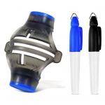 Golfipalli markeri &scaron;abloon markerpliiatsidega Kerge kaasaskantav mitmek&uuml;lgne golfipalli vooderdise t&auml;ppisjoonistust&ouml;&ouml;riistade komplekt kuninglik sinine v&auml;rv