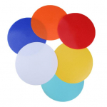 6 tk 20 cm t&auml;pimarker V&auml;rviline libisemiskindel PVC j&otilde;usaal Klassiruumi tegevused Tants Jalgpall Korvpall Jalgpall Sport Kiirus Agility Treening &Uuml;mar p&otilde;rand 6pcs