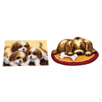 2 komplekti koerte riivikonksude komplektid diivanipadja vaipade valmistamiseks