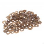 100 Pieces 15mm Plastic Safety Eyes Nose Washer BACK For Bear Doll craft