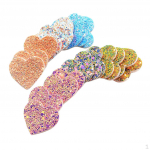 20 tk. S&uuml;damevildist aplikatsioonid s&auml;delevate litritega kaunistuste tegemiseks, 26x34 mm multi