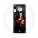 &Uuml;mbris Samsung Galaxy A20 La Casa De Papel Rio maskile