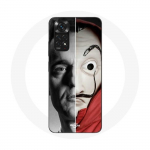 &Uuml;mbris Xiaomi Redmi Note 11 4G La casa de papel Berlin Mask Split jaoks