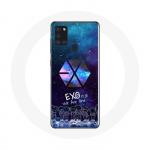 Coque pour Samsung Galaxy A21S Exo Groupe K-pop Logo we are one