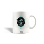 Mug en C&eacute;ramique Dessin &agrave; La Main De Cr&acirc;ne Et De Serpents D'art De Tatouage