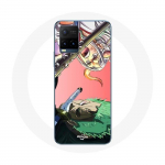 Coque pour Vivo Y21s 2021 / Y21 2021 Yamato Et Zoro One Piece Anime Poster