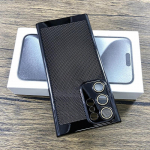 Luksuslik pinnakattega soojust hajutav v&otilde;rgust &uuml;mbris Samsung Galaxy S25 S24 S23 S22 S21 S 24 Ultra Plus kaamera objektiivi kaitsjaga telefoni&uuml;mbris For Samsung S24 Ultra must