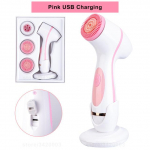 Puhastushari Sonic Nu Face P&ouml;&ouml;rlev puhastushari Galvanica Facial Spa System v&otilde;ib s&uuml;gavpuhastada, eemaldada mustpead Size 1 roosa