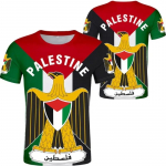 PALESTINA T-s&auml;rk 3D prinditud vabaaja t&auml;navakirjadega T-s&auml;rk Nation Flag Tate Palestiina kolledž Suur disain Meeste Naiste riided XL