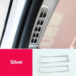 For Hyundai Tucson NX4  2022 2023 Stainless steel Car Front Condition outlet A Colum Decorative Frame Cover Trim Accessories must