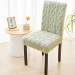 Uus Jacquard tooli kate Kodumajapidamises kasutatava s&ouml;&ouml;gitooli kate Paksendatud padja kate Tooli kate Universaalne elastne tooli kate roheline