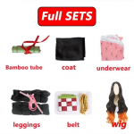 Kamado Nezuko Cosplay Anime Deemonitapja Kimetsu No Yaiba Nezuko Cosplay Kost&uuml;&uuml;m Parukas Nezuko Deemon Slayer Kost&uuml;&uuml;mid Kimono Naised XL-(Full set+wig)