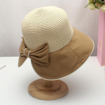 Bow Decor &auml;mbrik&uuml;bar v&auml;rviplokk laia &auml;&auml;rega m&uuml;tsid Suvised hingavad p&auml;ikesekaitsega kalamehem&uuml;tsid, mis sobivad mere&auml;&auml;rseks reisimiseks M（56-58cm） must