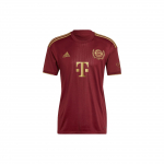 Adidas Bayern Jalgpall FCB Wiesn S&auml;rk &Uuml;mmarguse kaelusega Pullover S&auml;rk 22/23 Meeste &Uuml;laosad Punakaspruun IC1435 M