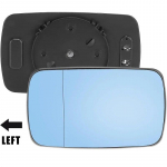 Left Right Rear View Lens Split Mirror Heated Glass Blue Rearview fit for BMW E46 99-05 Sedan 51168250438 Rear View Lens Left